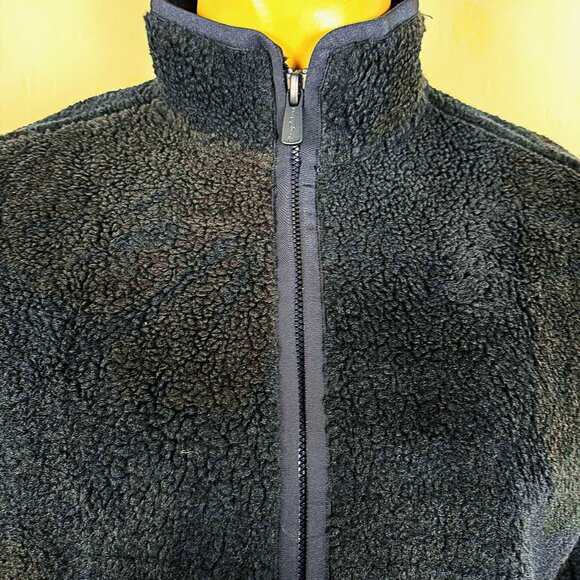 Tommy Bahama Sherpa Full Zip Jacket Size M $199 Sample in Indigo - Picture 7 of 12